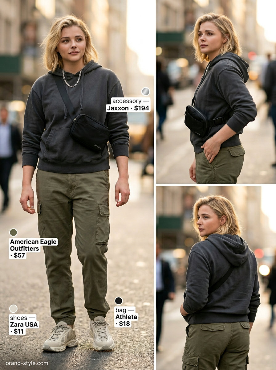 Olive green cargo pants outfit for colorful plus size summer outfits for women 2026. Comfortable edgy style.