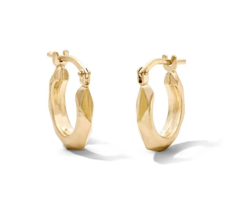 accessory 10K Gold Bonded Geometric Hoops Banter by Piercing Pagoda $50