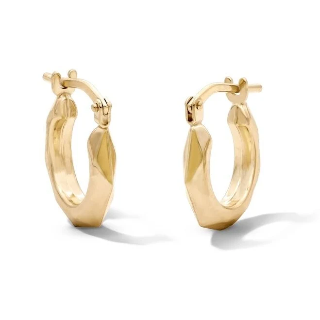 accessory 10K Gold Bonded Geometric Hoops Banter by Piercing Pagoda $50