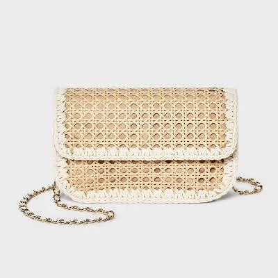 bag A New Day Straw Caning Crossbody Bag Target $30