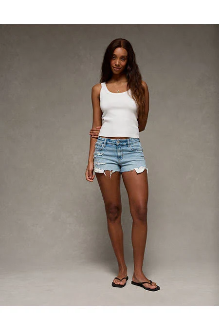 shorts AE Next Level Curvy High-Waisted Shortie American Eagle Outfitters $56.95