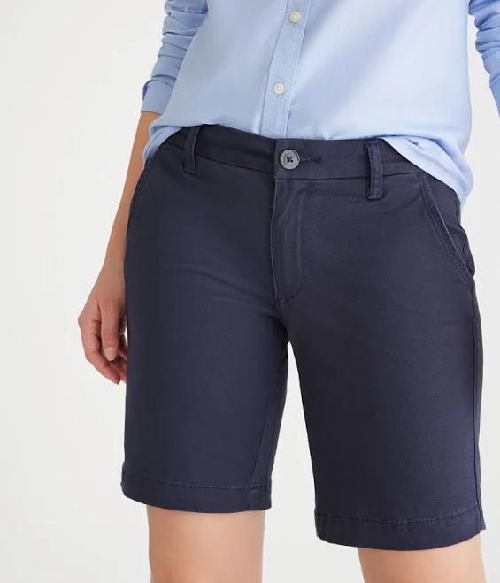 shorts Aeropostale Women's Low-Rise Cotton Bermuda Shorts Aeropostale.com $39.5