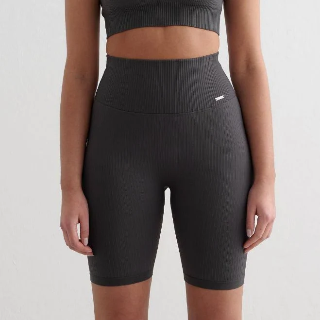 bottoms Aim'n Ribbed Seamless Biker Shorts Aimn US $39.99