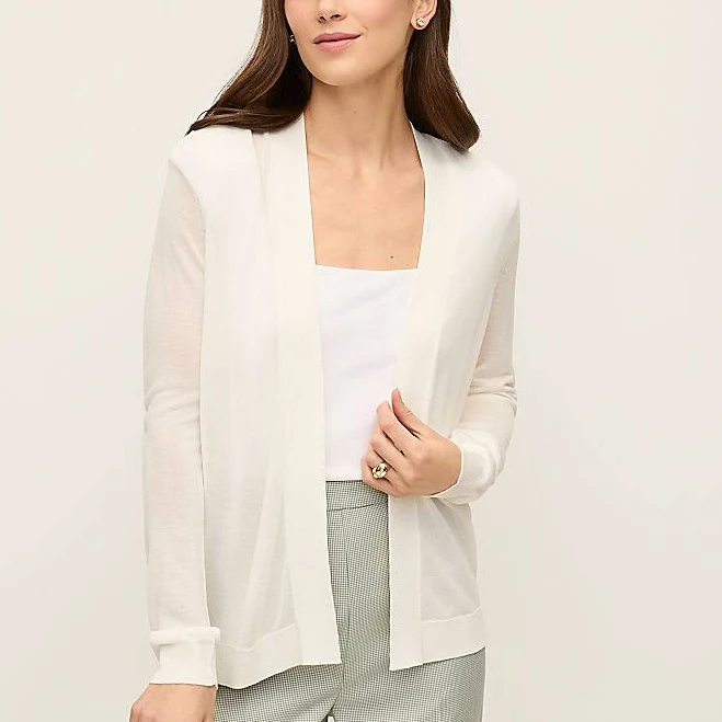 outerwear Ann Taylor Women's Lightweight Open Cardigan Ann Taylor $48.65