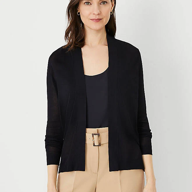 outerwear Ann Taylor Women's Petite Lightweight Open Cardigan Ann Taylor $48.65