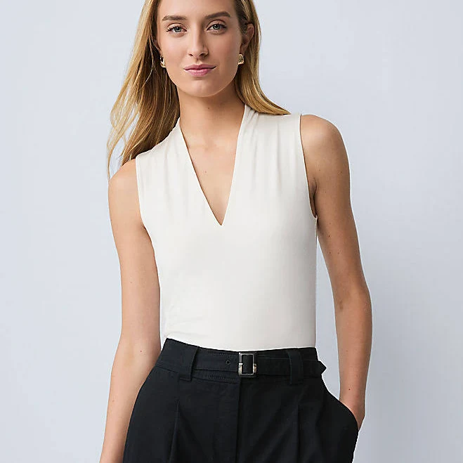 top Ann Taylor Women's Sleeveless V-Neck Top Ann Taylor $22.25