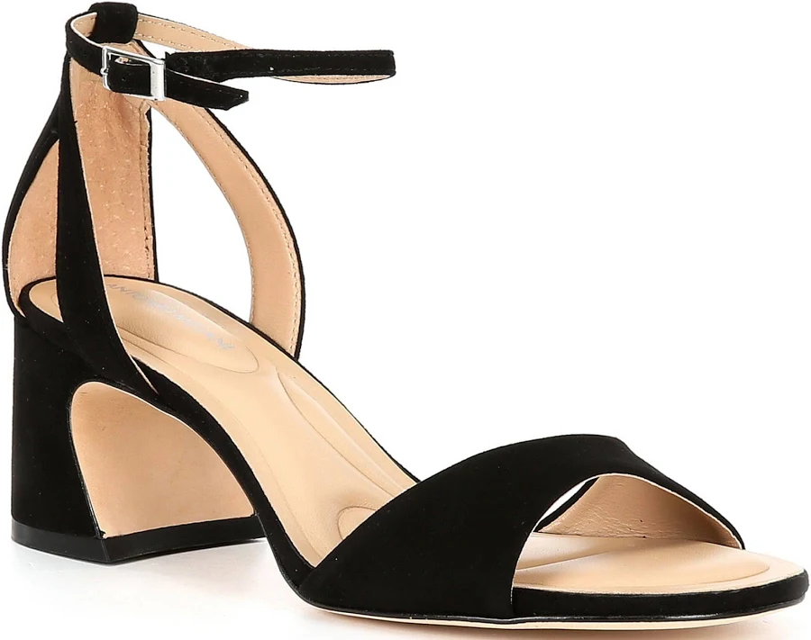 shoes Antonio Melani Alice Suede Block Heel Sandals Dillard's $119.99