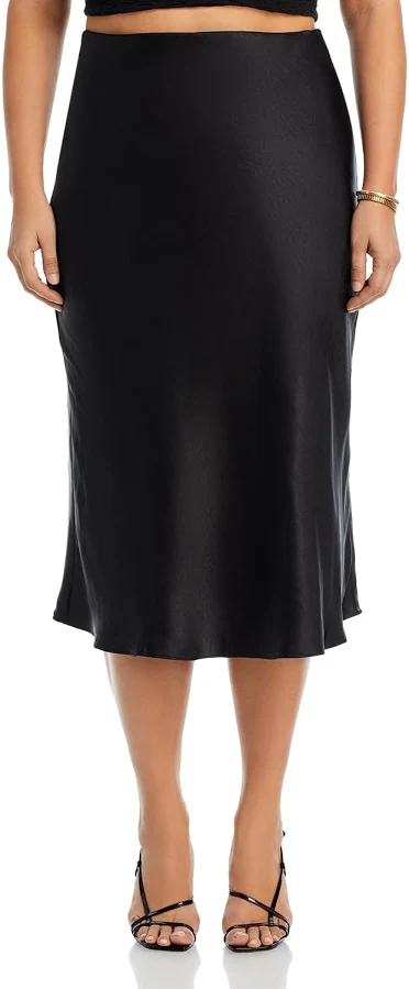 skirt AQUA Women's Midi Slip Skirt Bloomingdale's $70.4