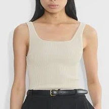 top Aritzia Babaton Sculpt Knit Squareneck Tank Sweater Aritzia $19.99