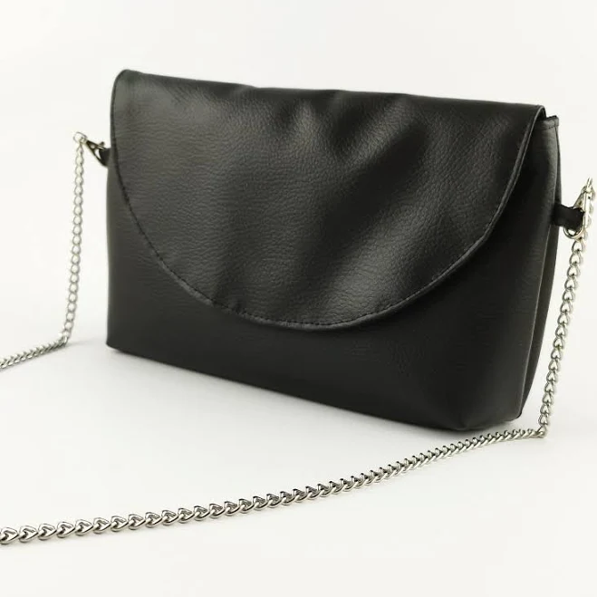 bag Artificial Leather Shoulder Bag with Chain Etsy - Seller $62.97