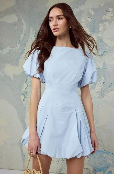 dress Astr The Label Kattie Puff Sleeve Bubble Hem Mini Dress ASTR the Label $158