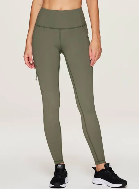 leggings Avalanche Women's Modern Cargo Zipper Pocket Squat Proof Hiking Legging Avalanche Outdoor Supply $10.9