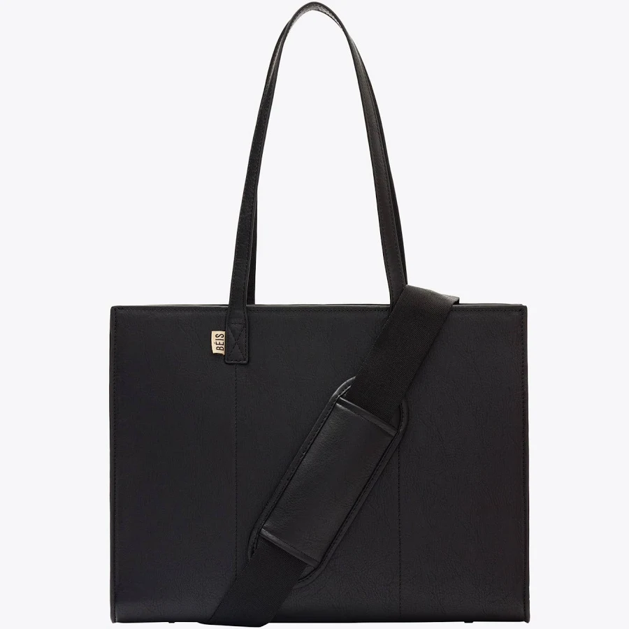 bag Béis Women's Vegan Leather Work Tote with Magnetic Closures BÉIS Travel $148