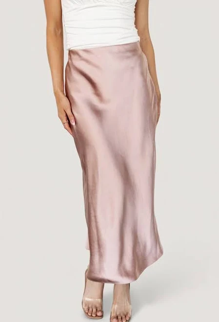 skirt Baltic Born Celeste Satin Midi Skirt Baltic Born $35.4