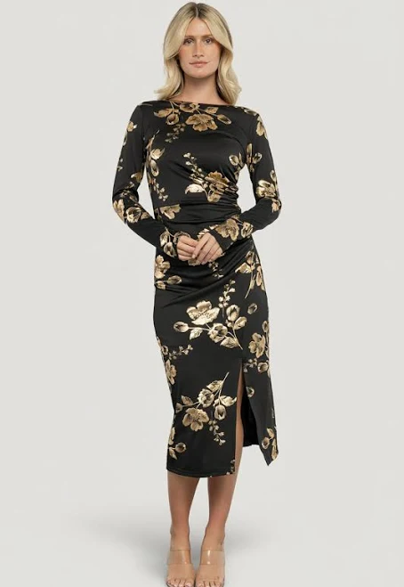 midi dress Baltic Born Valeria Floral Midi Dress Baltic Born $85