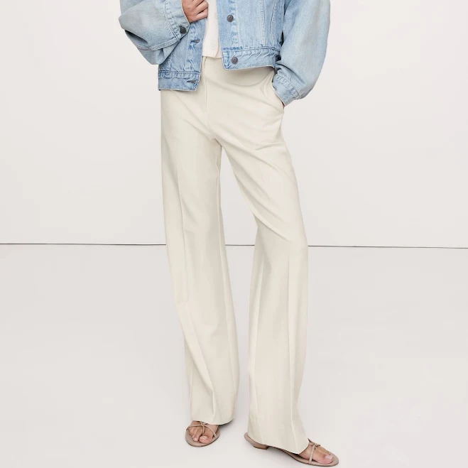 pants Banana Republic Women's High-Rise Modern Straight City Stretch Pants Banana Republic $120