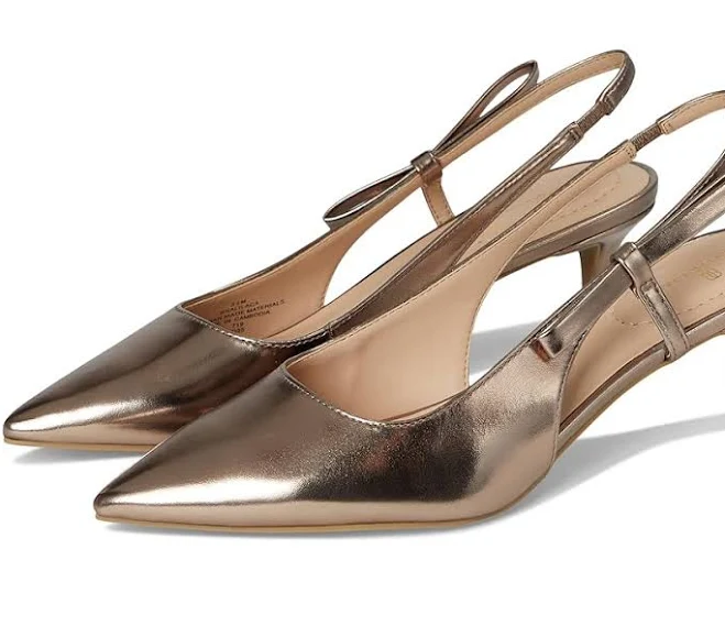 shoes Bandolino Women's Alilac Kitten Slingback Pumps Zappos.com $80.1