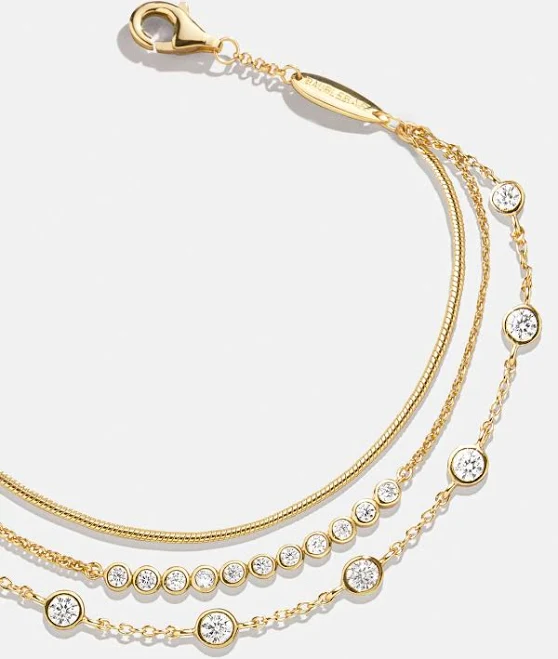 accessory BaubleBar Selene 18K Gold Layered Bracelet BaubleBar $118