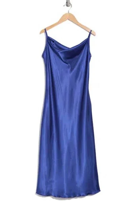 dress Bebe Women's Dresses Bebe Cowl Neck Satin Slip Midi Dress ModeSens $49