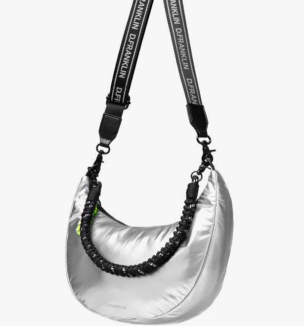 bag Bomb Round Silver Shoulder Bag D.Franklin US $66.49