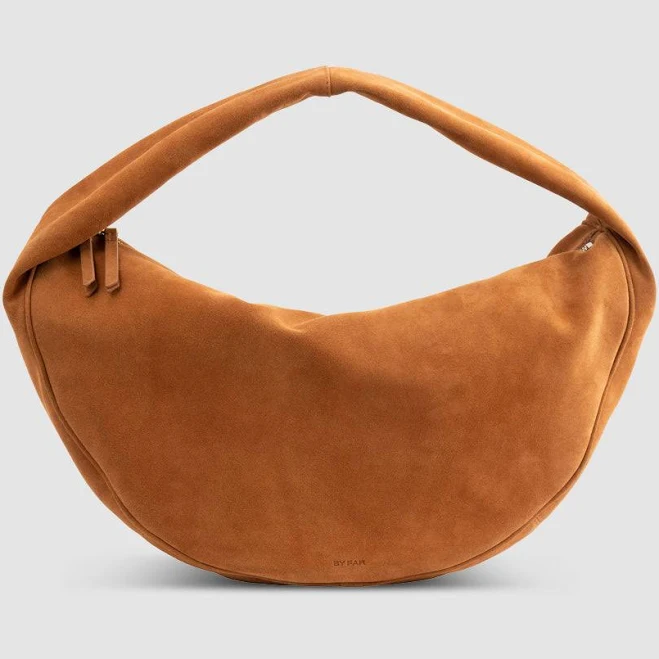 bag BY FAR Women's Maxi Cush Suede Leather Shoulder Bag BY FAR $586.5