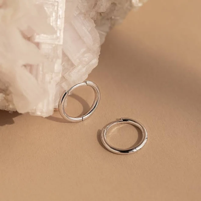 accessory Caitlyn Minimalist Everyday Mini Bold Stacking Hoop Earrings Caitlyn Minimalist $21.75