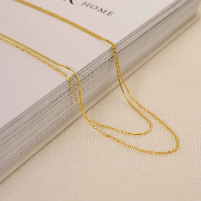 accessory Caitlyn Minimalist Monet Duo Chain Caitlyn Minimalist $45