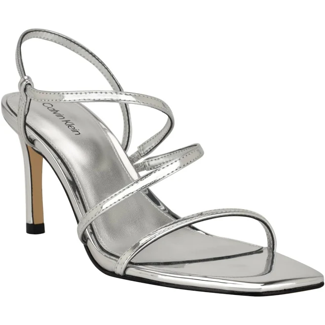 shoes Calvin Klein Women's Hadlee Strappy Stiletto Sandals Macy's $53.4