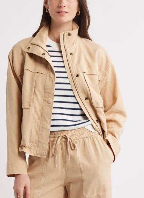 outerwear Caslon Utility Jacket Nordstrom $109