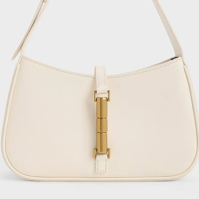 bag Charles & Keith Cesia Metallic-Accent Shoulder Bag charleskeith.com $109