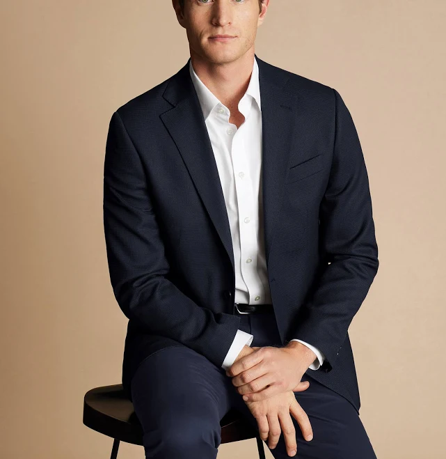 outerwear Charles Tyrwhitt Men's Wool Blazer Charles Tyrwhitt US $249