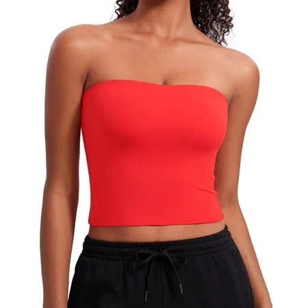 top CRZ YOGA Women's Butterluxe Double Lined Strapless Top Walmart - CRZ YOGA $28