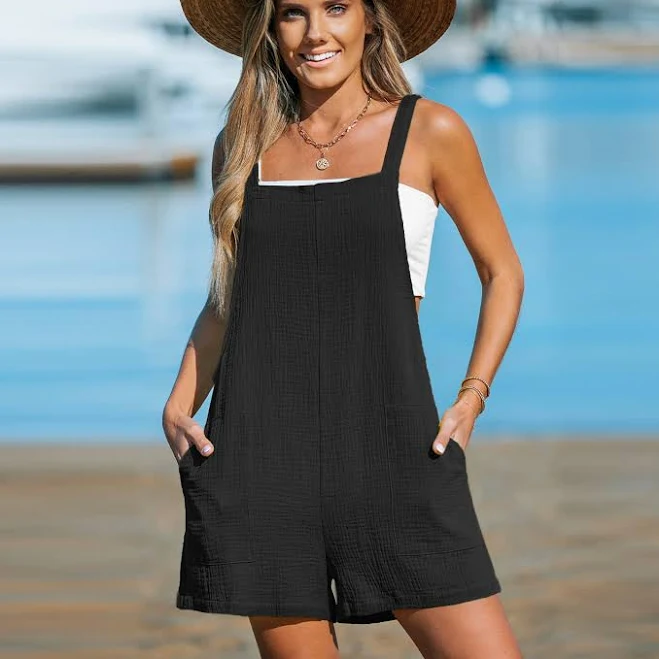 romper Cupshe Sleeveless Square Neck Romper Cupshe.com $33
