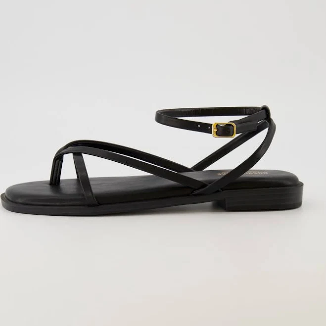 shoes Cushionaire Women's Vida Strappy Flat Sandal with Memory Foam Cushionaire $39.99