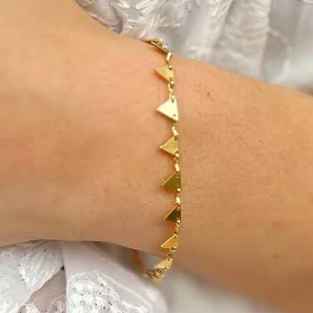 accessory Dainty Gold Filled Charm Bracelet Etsy - Seller $26.79