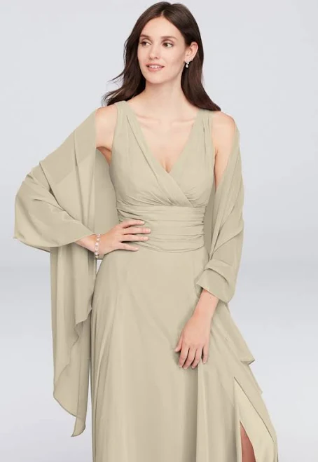cover-up David's Bridal Sheer Chiffon Wrap David's Bridal $29.95