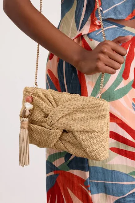bag Dolce Vita Elowen Raffia Crossbody Clutch Lulus $108