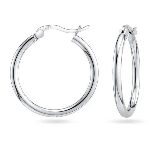 accessory Donatello Gian Sterling Silver Hoop Earrings Nordstrom $33.99