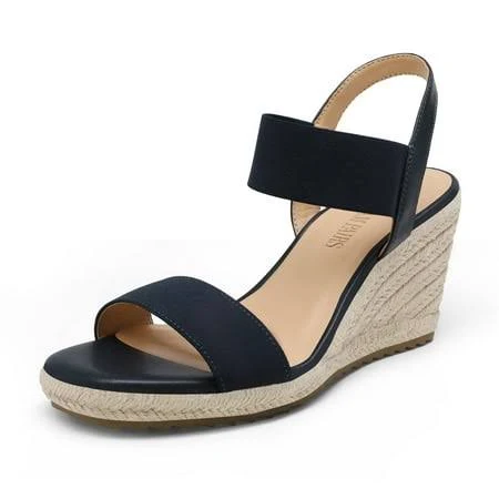shoes Dream Pairs Open Toe Espadrille Platform Sandals Walmart - TopShoes $43.99