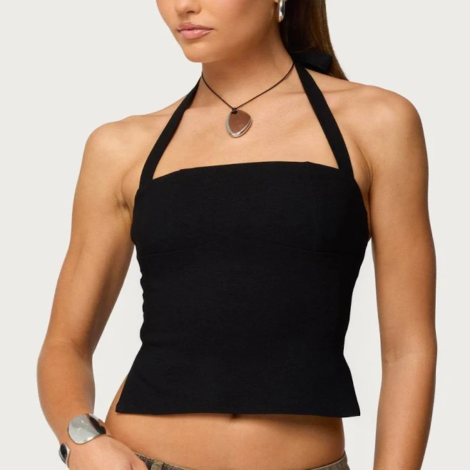 top Edikted Women's Dara Halter Top edikted $21