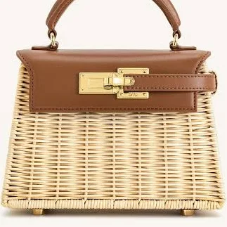 bag Elise Natural Rattan Weaving Handbag JW PEI $139