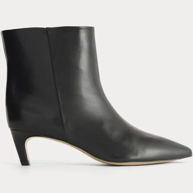 shoes Everlane Studio Kitten Heel Leather Bootie Everlane $119