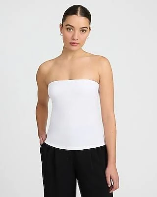 top Express Women's Bodycon Stretch Cotton Tube Top Express $18.71