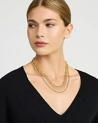 accessory Express Women's Layered Chain Necklace Express $23.8