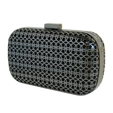 bag Fabianny Women's Metal Case Box Clutch Walmart - Fabianny $39.95