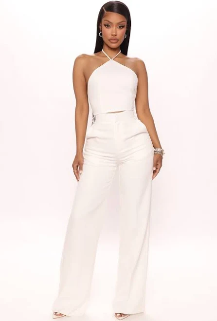 matching set Fashion Nova Size Sleeveless Linen Pant Set Fashion Nova $27.5