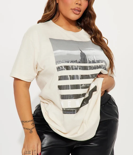 top Fashion Nova Skyline Views NY Graphic T-Shirt Fashion Nova $12