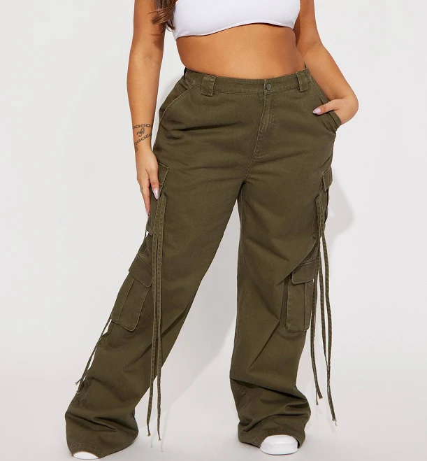 pants Fashion Nova Women's Tall Golden Hour Wide Leg Cargo Pants Fashion Nova $39.99