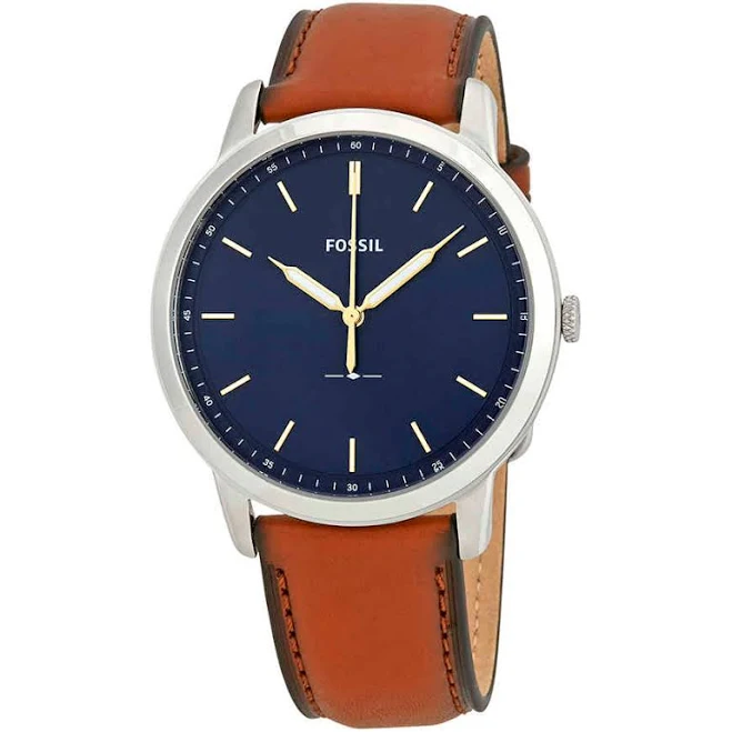 accessory Fossil Men's Minimalist Quartz Leather Watch Jomashop.com $57