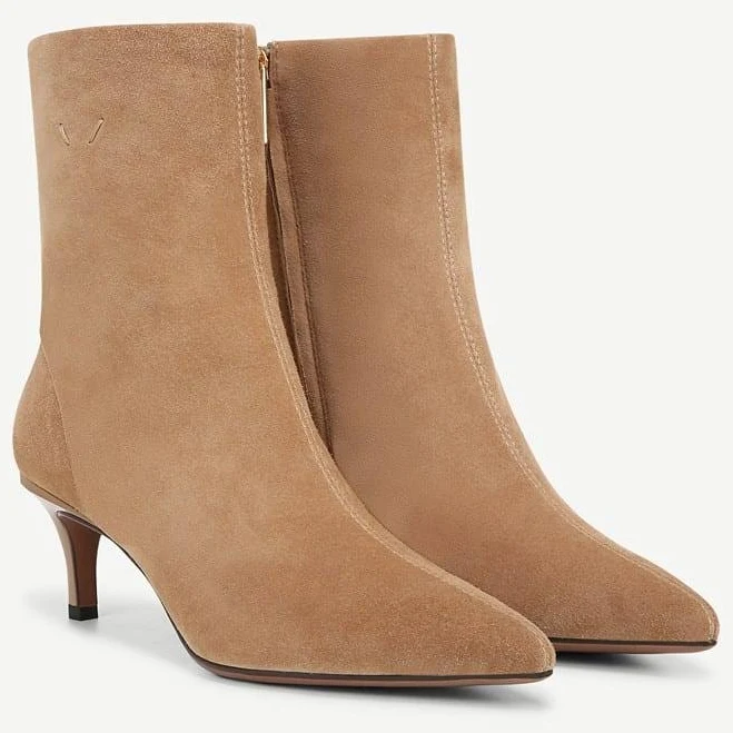 shoes Franco Sarto Women's Anna Pointed Toe Suede Booties Franco Sarto $94.98